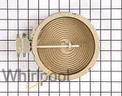 Whirlpool Herd Kochfeld-Element W11517959 – Strahlendes Doppelelement, 25,4 Cm, 3000 W