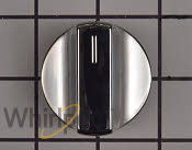Top Burner Knob WP9750372FF Range KitchenAid/Whirlpool OEM Stove Oven Parts 