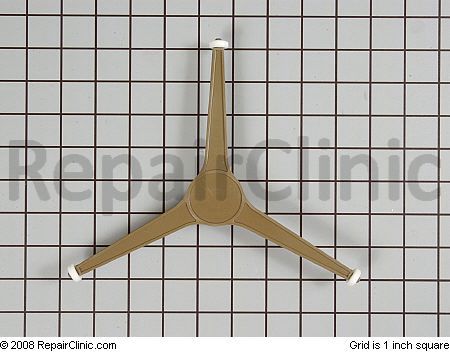 Glass carousel tray support bracket with rollers - Item Number 5889W2A014C