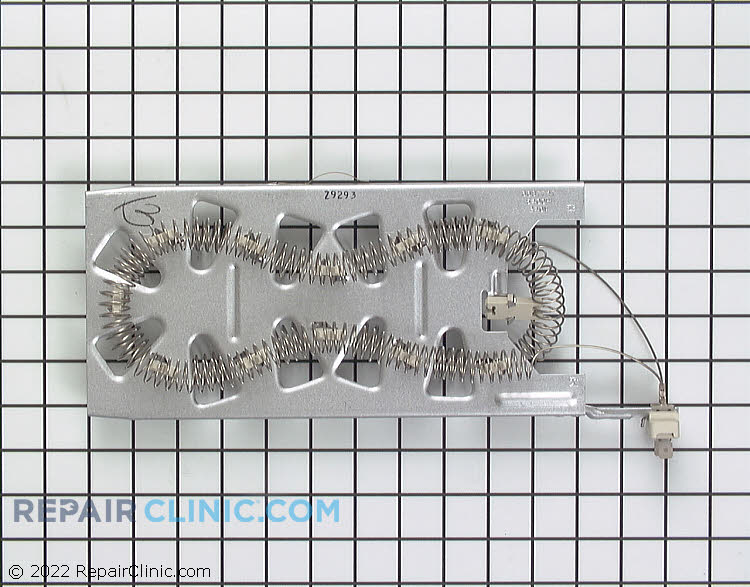 Dryer heating element assembly - Item Number WP3387747