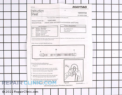 Drain Hose 12002482 Alternate Product View