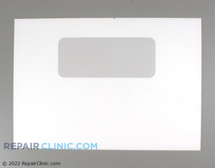WB56T10037 GE Range Oven Outer Door Glass 29 7/16" x 20 5/8" White 
