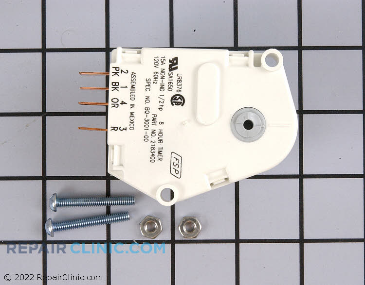 Freezer Defrost Timer Wiring Diagram from www.rcappliancepartsimages.com