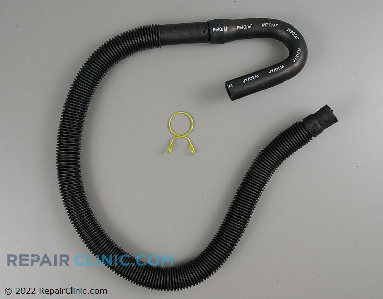 Washing machine drain hose (48") with clamp