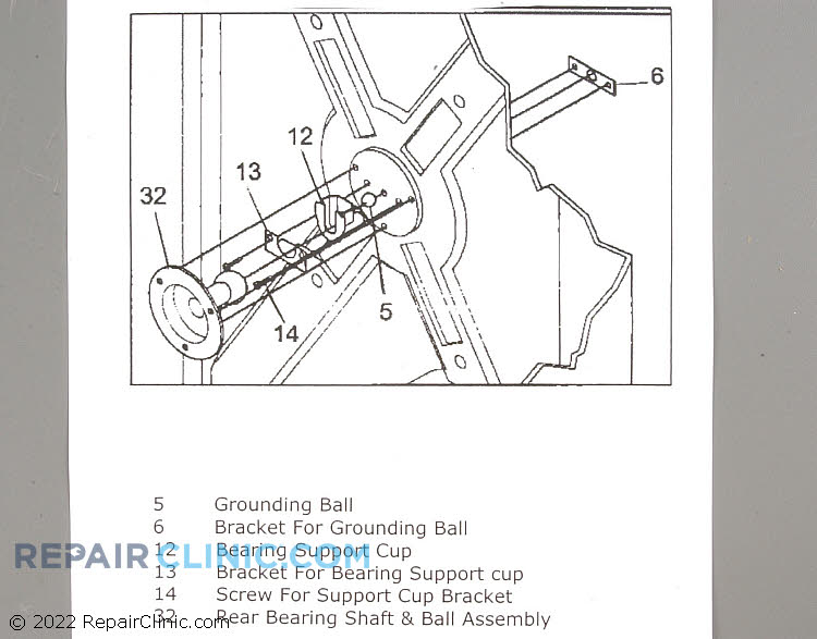 Drum Bearing 5303281153