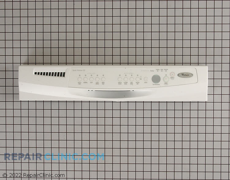 whirlpool dishwasher quiet partner ii control panel