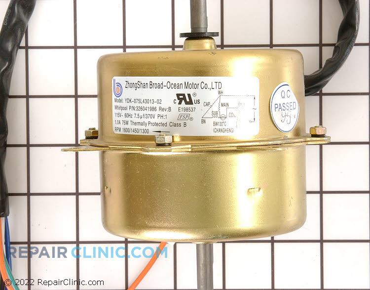 Fan Motor WP1187170 Alternate Product View
