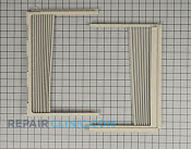 Window Side Curtain and Frame - Part # 1268594 Mfg Part # 3127AR3403A