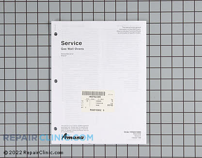 Repair Manual RS2510002 Alternate Product View