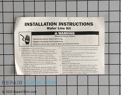 Water Line Installation Kit 8003RP Alternate Product View
