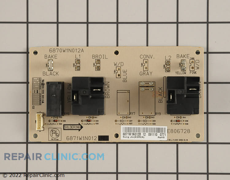 6871W1N012B Relay Board