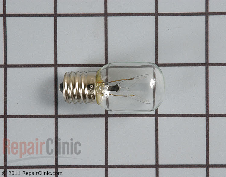 Whirlpool Microwave Light Bulb, Bottom Panel 8206232A