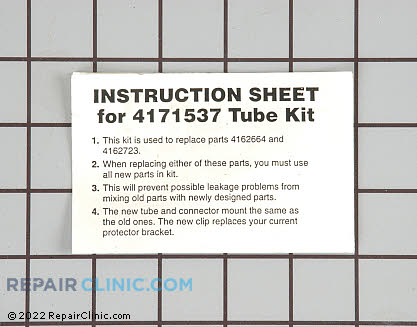 Water Supply Tube 4171537 Alternate Product View