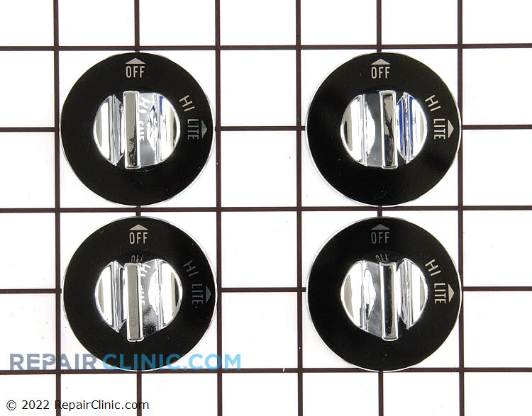 Range/Stove/Oven Control Knob Kit 12500062 Fast Shipping Repair Clinic