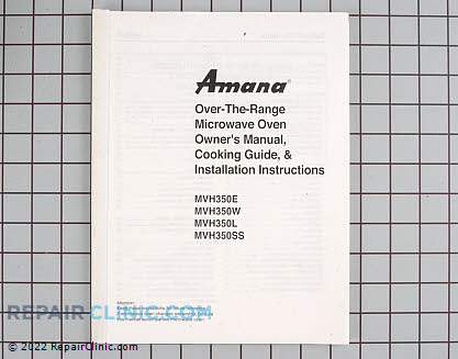 Owner's Manual 12401523 Alternate Product View