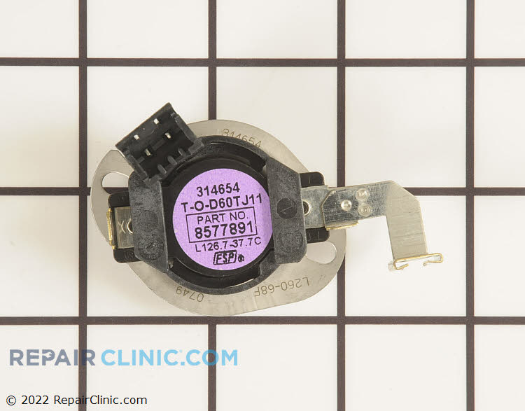 53-0771 Whirlpool Dryer Thermostat Hi-limit NON-OEM ER53-0771 