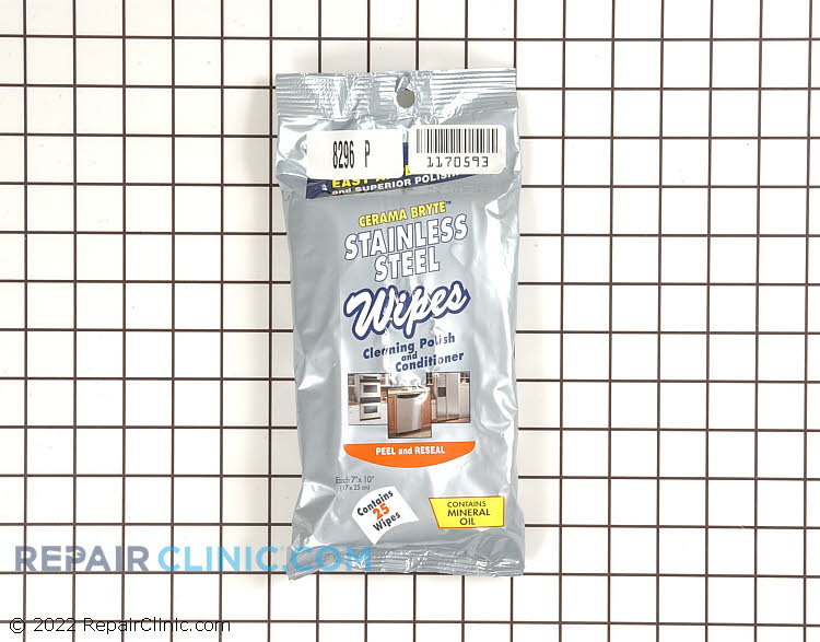Cerama bryte stainless steel wipes - Item Number WX10X10004