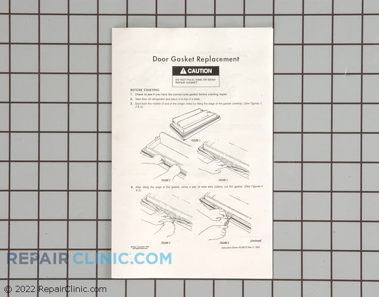 Door Gasket 2159082 Alternate Product View