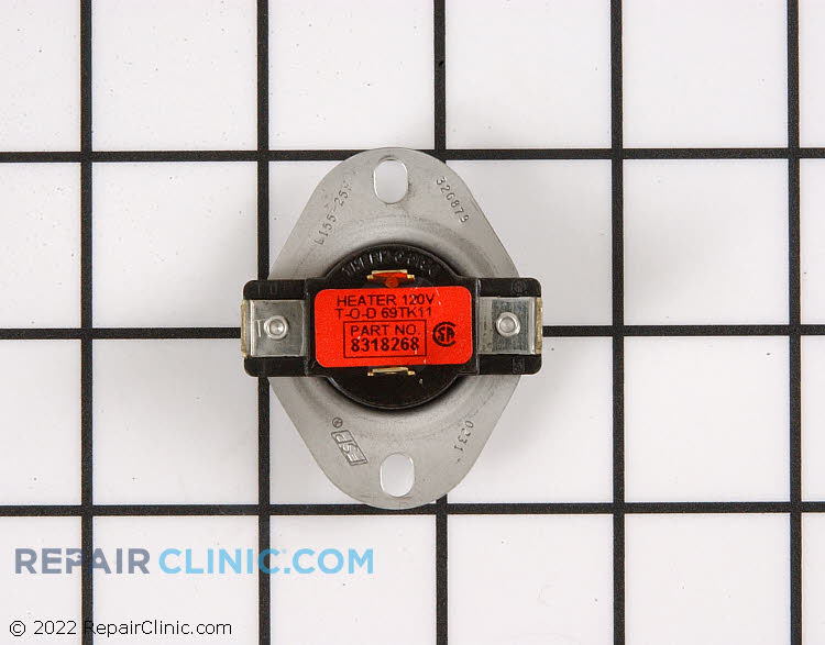 Dryer Cycling Thermostat WP8318268 Whirlpool Cycling Thermostat