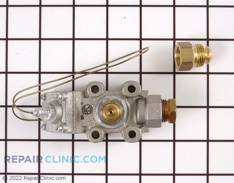 Gas oven safety valve