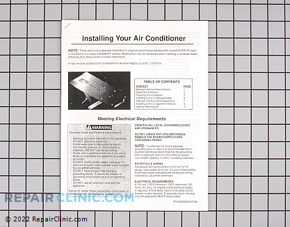 Installation Instructions 309000903 Alternate Product View
