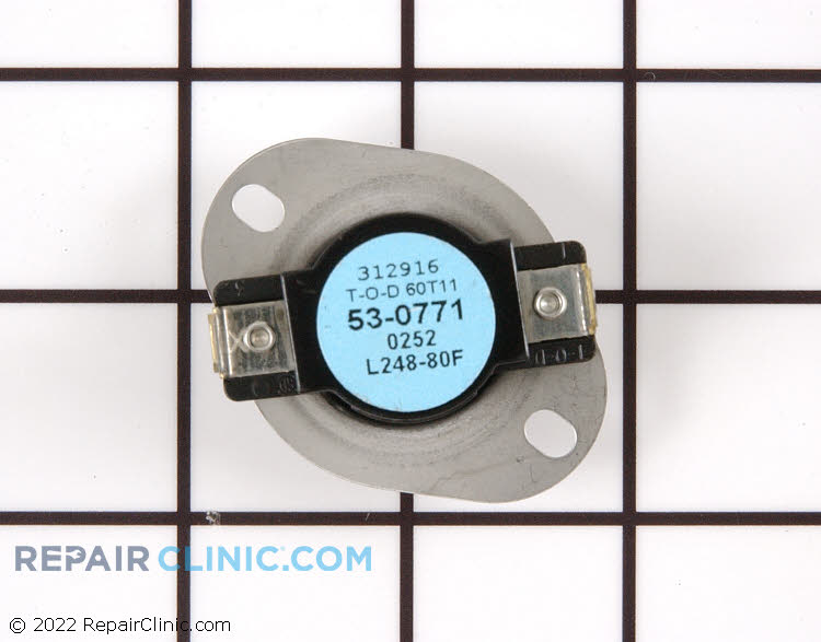 High Limit Thermostat WP53-0771 Alternate Product View