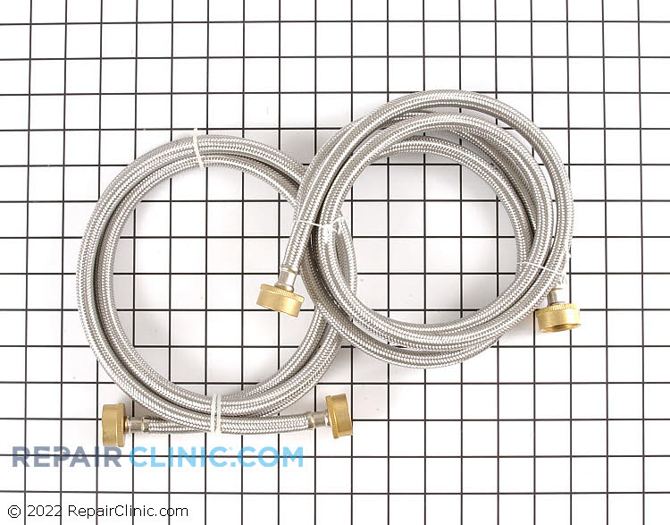 Universal washing machine water supply hose set