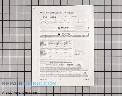 Tech Sheet RT1300017 Alternate Product View