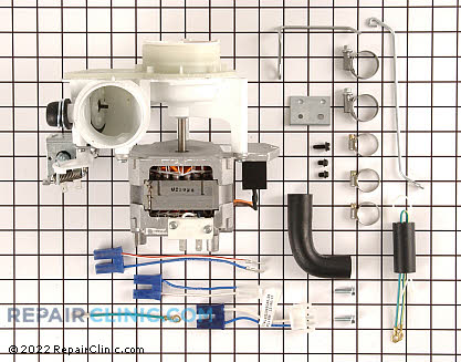 Pump and Motor Assembly WD26X10013 Alternate Product View