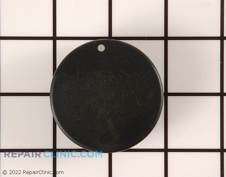Surface burner control knob, black