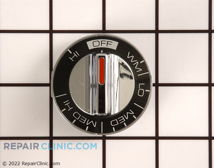Brand new genuine RANGE SURFACE UNIT CONTROL KNOB BLACK COLOR WB3X490 