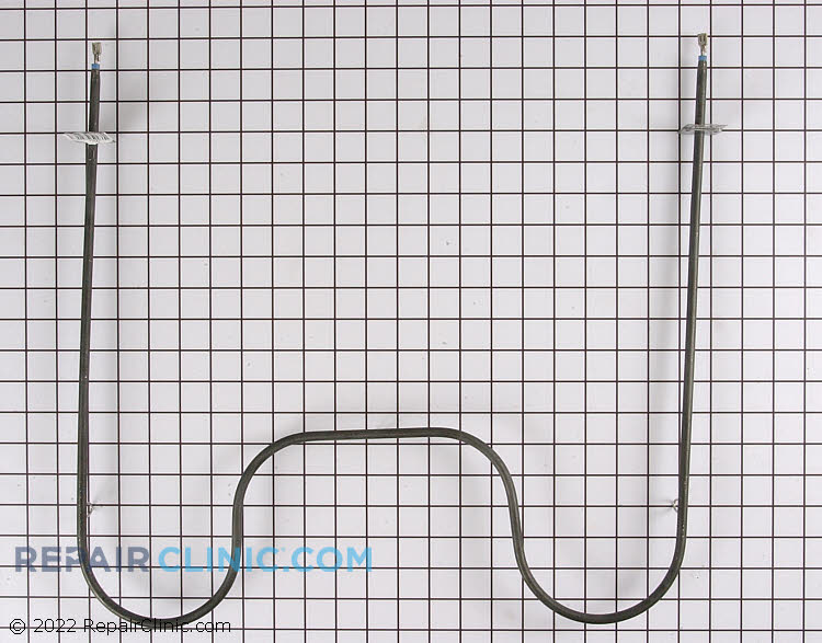 Oven bake heating element with female spade connections