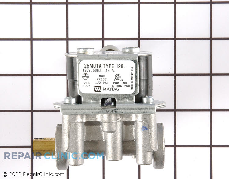 Gas Valve Assembly WP306176 | RepairClinic.com