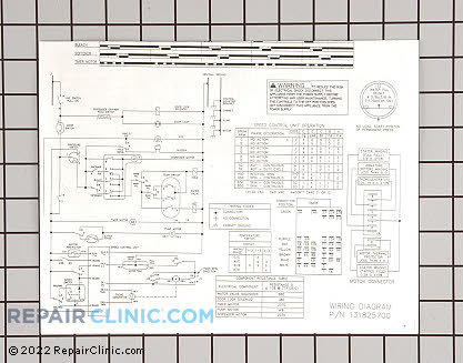 Wiring Diagram 131825700 Alternate Product View