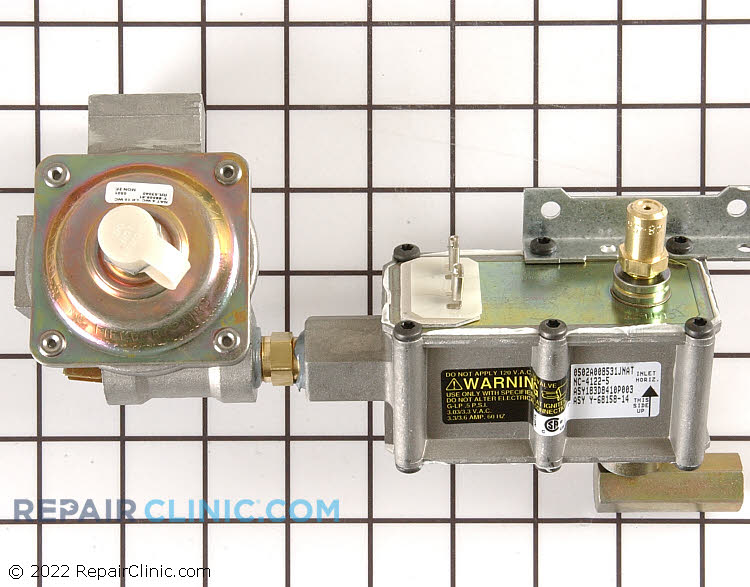 Range/Stove/Oven Valve and Pressure Regulator WB19K10041 Fast Shipping Repair Clinic