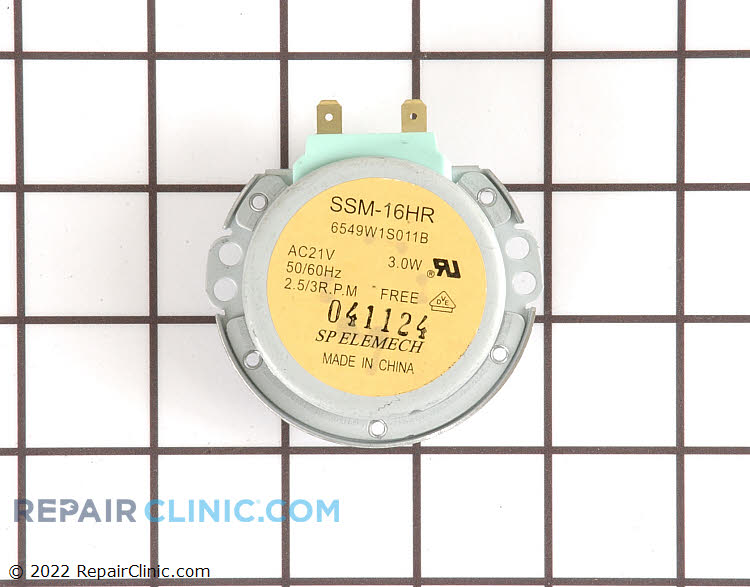 SP Elemech SSM-16H Microwave Turntable Motor – OEM Replacement, Solo Oven