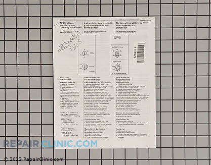 Manuals, Care Guides & Literature 23230262N005 Alternate Product View