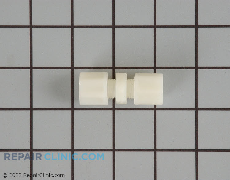 Plastic connector for 5/16 inch plastic water line