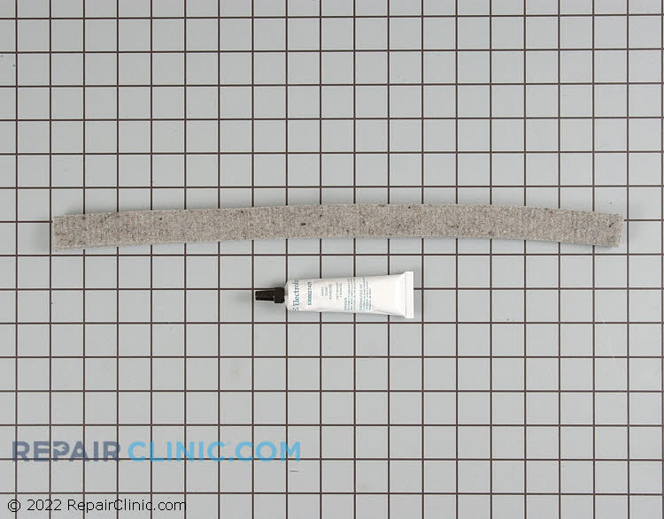 Upper front felt seal with adhesive
