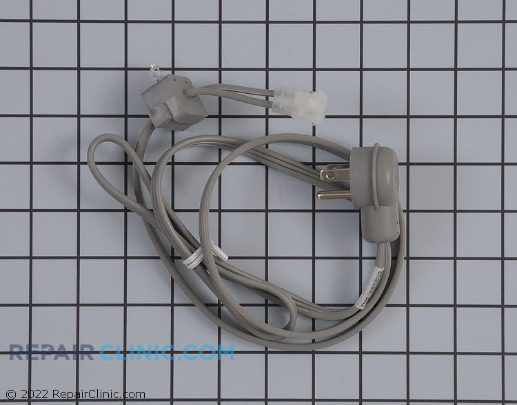 Power cord assembly, gas range