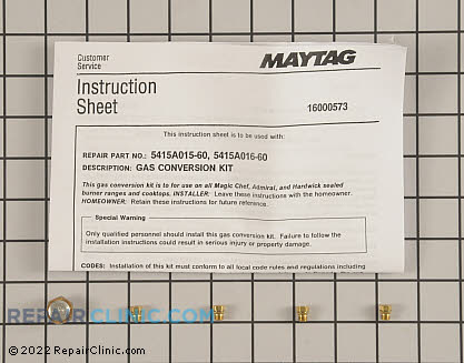 Conversion Kit 5415A016-60 Alternate Product View