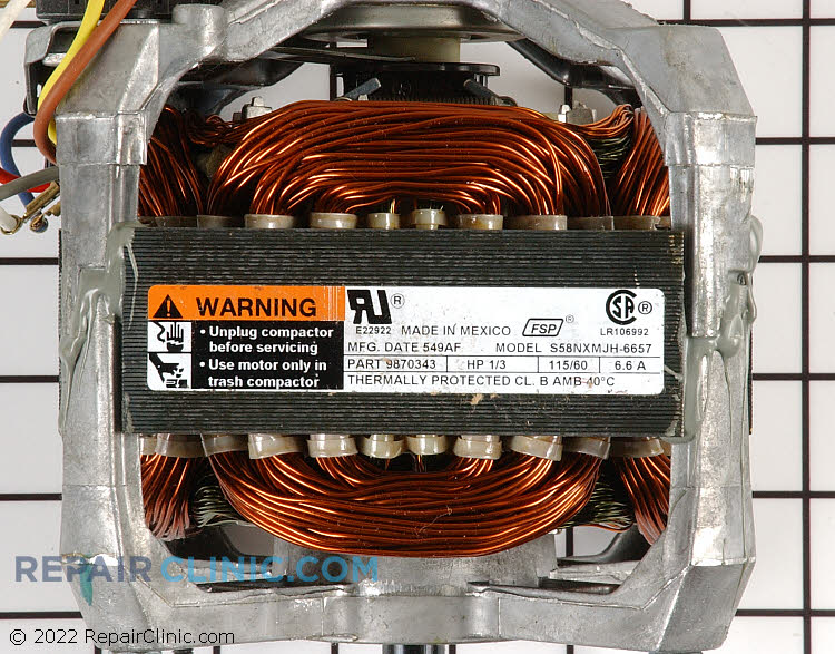 Drive Motor WC36X5062 Alternate Product View