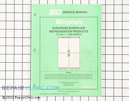 Repair Manual 5995201422 Alternate Product View