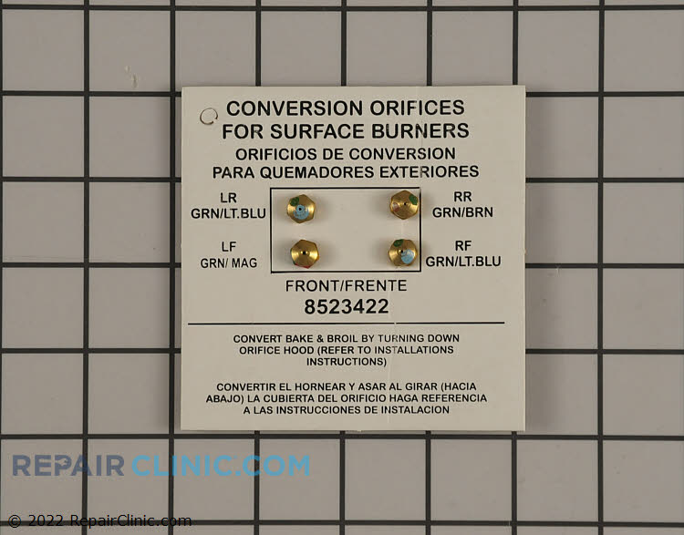 Range/Stove/Oven Conversion Kit W11234415 Fast Shipping Repair Clinic