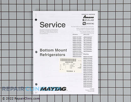 Repair Manual 16025629 Alternate Product View
