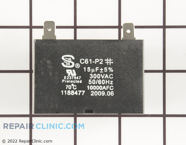 Dehumidifier Capacitor WP1188477 Whirlpool Capacitor Repair Clinic