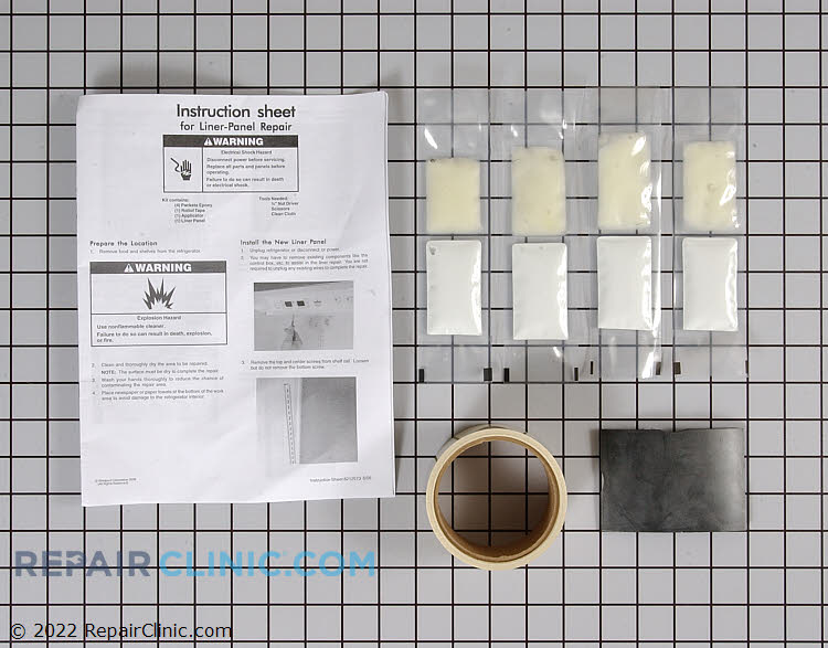 Whirlpool Refrigerator Liner Repair Kit