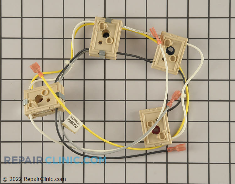 Range/Stove/Oven Spark Ignition Switch and Harness WB24X10143 GE