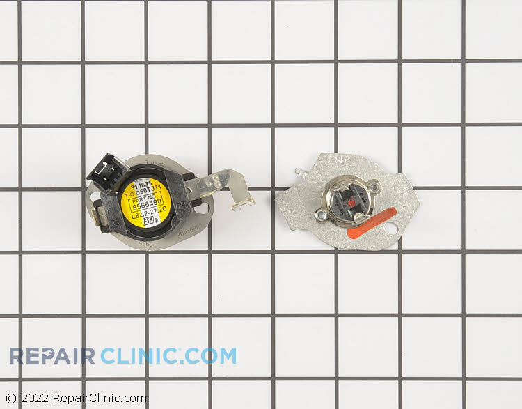 Dryer Thermal Fuse W10169881 Fast Shipping Repair Clinic