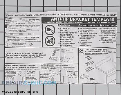Anti-Tip Bracket 316112005 Alternate Product View